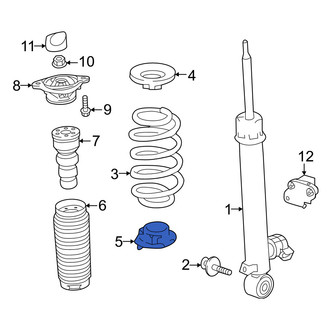 Honda OE - Rear Lower Coil Spring Insulator