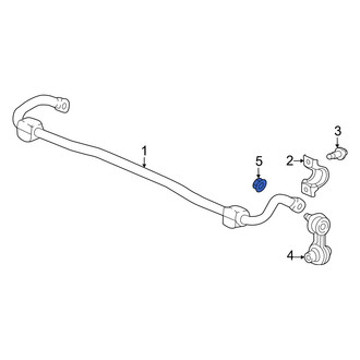 Honda OE - Rear Suspension Stabilizer Bar Link Nut
