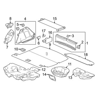 Honda OE - Rear Body & Floor - Interior Trim (Hatchback)