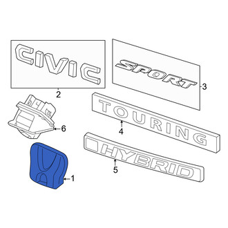 Honda OE - Rear Hatch Emblem