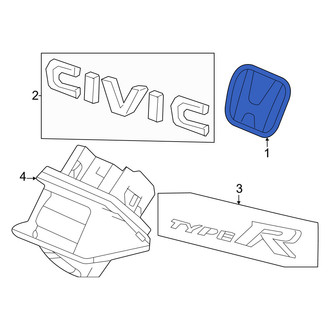 Honda OE - Rear Hatch Emblem