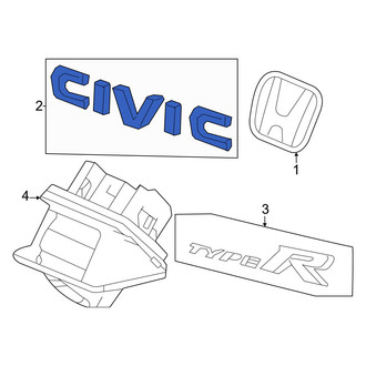 Honda OE - Rear Hatch Emblem