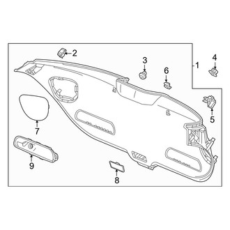 Honda OE - Lift Gate - Interior Trim