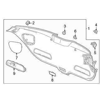Honda OE - Lift Gate - Interior Trim (Type R)
