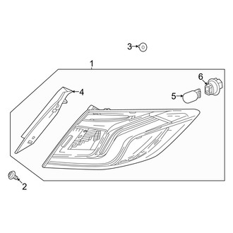 Honda OE - Rear Lamps - Tail Lamps (Hatchback)