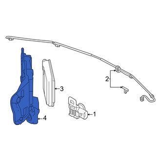 Honda OE - Rear Left Blind Spot Detection System Warning Sensor Bracket