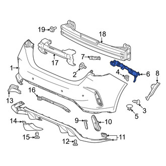 Honda OE - Rear Right Bumper Guide