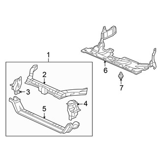 Honda OE - Radiator Support (Coupe)