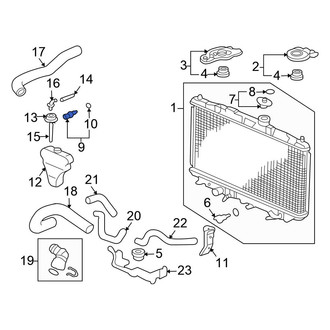 Honda OE - Engine Coolant Temperature Sensor