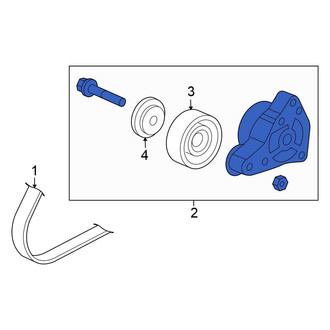 Honda OE - Accessory Drive Belt Tensioner Assembly