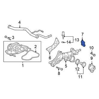 Honda OE - Engine Coolant Outlet Gasket