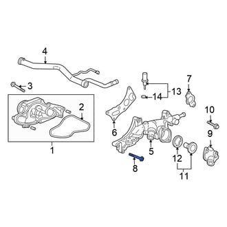 Honda OE - Engine Coolant Outlet Housing Bolt