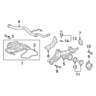 Honda OE - Cooling - Water Pump (Coupe 3.0L)