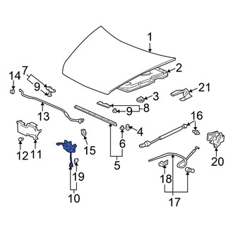 Honda OE - Front Hood Latch