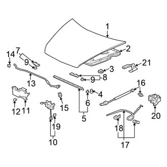 Honda OE - Hood & Components (Coupe)