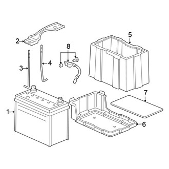 Honda OE - Electrical - Battery (Coupe 2.4L)