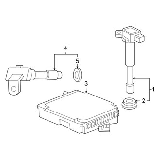 Honda OE - Electrical - Ignition System (EX / EX-L / LX Coupe 2.4L)