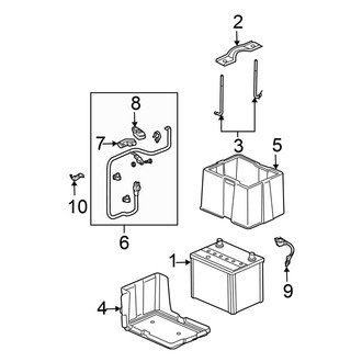 Honda OE - Electrical - Battery (Coupe 3.0L)