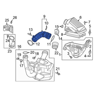 Honda OE - Engine Air Intake Hose