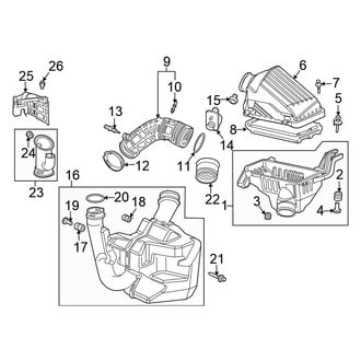 Honda OE - Engine / Transaxle - Air Intake (Coupe 2.4L)