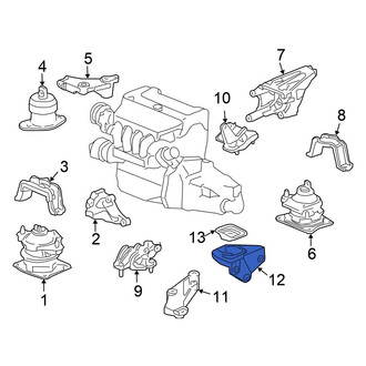 Honda OE - Upper Automatic Transmission Mount Bracket