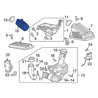 Honda OE - Engine Air Intake Hose