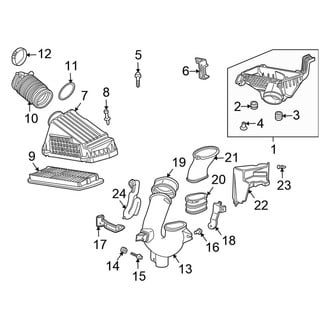 Honda OE - Engine / Transaxle - Air Intake (Coupe 3.0L Standard Tr)