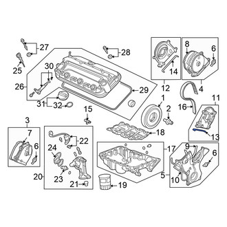 Honda OE - Engine Timing Cover Gasket