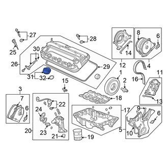 Honda OE - Engine Oil Filler Cap