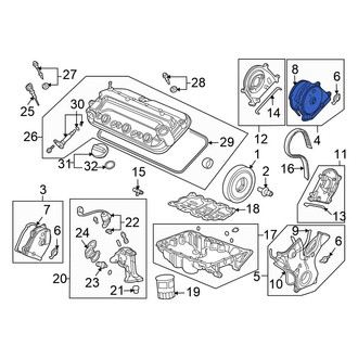 Honda OE - Engine Timing Cover Gasket