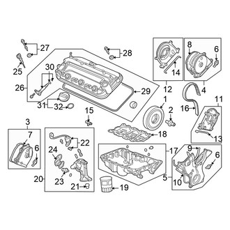 Honda OE - Engine / Transaxle - Engine Parts (Coupe 3.0L)
