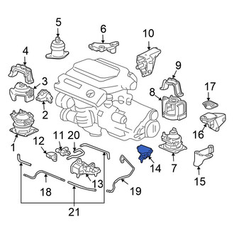Honda OE - Rear Automatic Transmission Mount