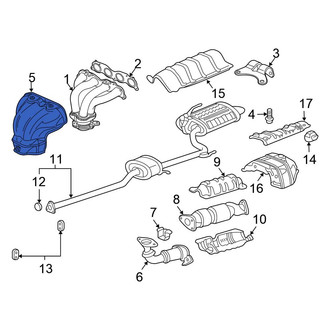 Honda OE - Exhaust Manifold Heat Shield