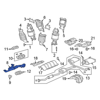 Honda OE - Exhaust Intermediate Pipe