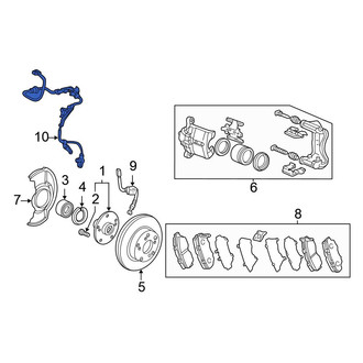 Honda OE - Front Right ABS Wheel Speed Sensor