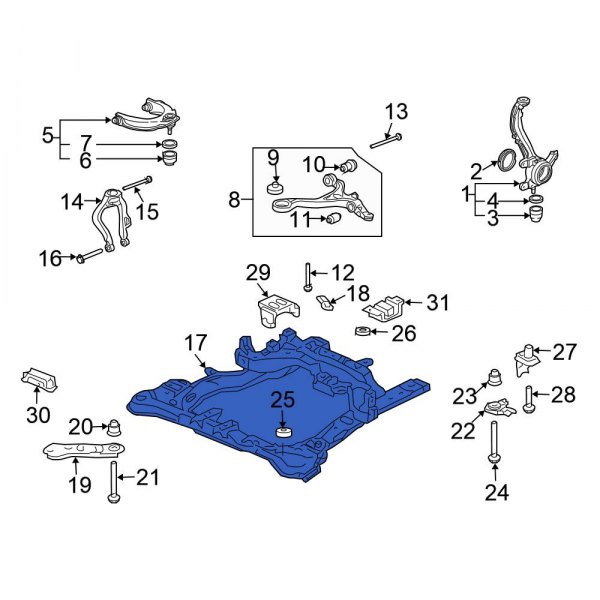 Suspension Subframe Crossmember