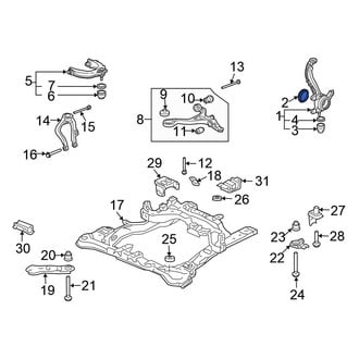Honda OE - Front Steering Knuckle Seal