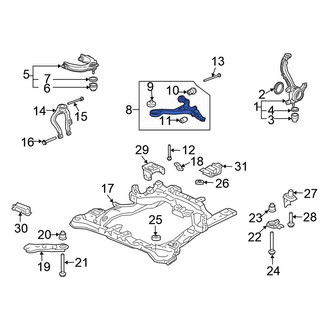 Honda OE - Rear Upper Rearward Suspension Control Arm
