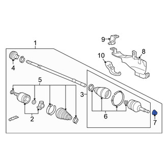 Honda OE - CV Joint Nut