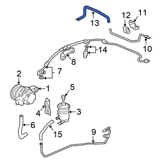 Honda OE - Power Steering Return Hose