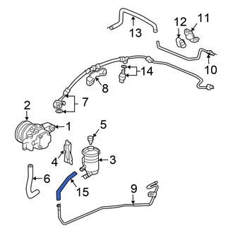 Honda OE - Power Steering Return Hose