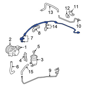 Honda OE - Power Steering Pressure Hose