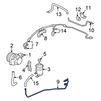 Honda OE - Power Steering Return Hose