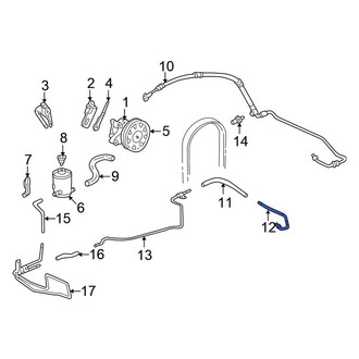 Honda OE - Power Steering Return Hose