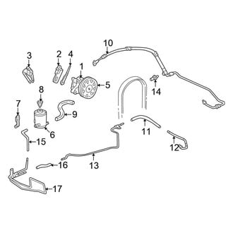 Honda OE - Steering Gear & Linkage - Pump & Hoses (Coupe 3.0L)