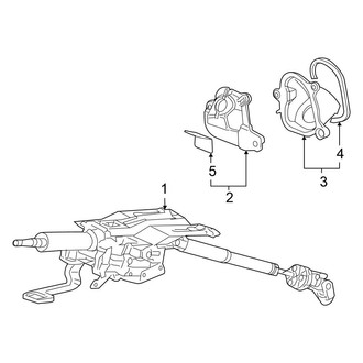 Honda OE - Steering Column Assembly (Coupe)