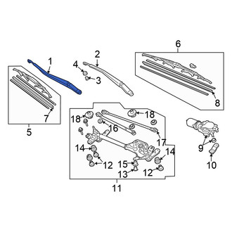 Honda OE - Right Wiper Arm
