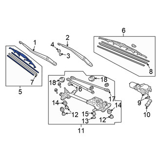 Honda OE - Right Wiper Blade