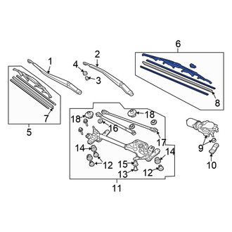 Honda OE - Right Wiper Blade