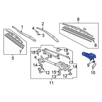 Honda OE - Wiper Motor